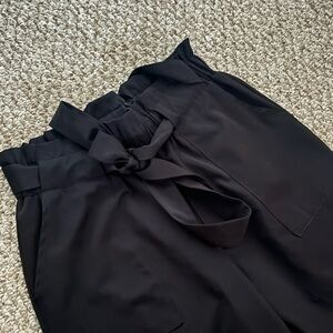 Streetwear Society Black Paper Bag Pants (Size XS)